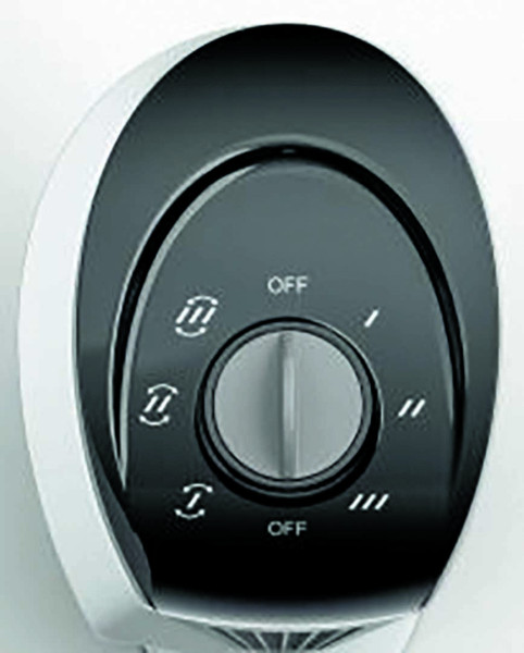 Tour de ventilation oscillante 3 vitesses. cde manuelle. vitesse d'air 2,1 m/s. - S&P France - 653181