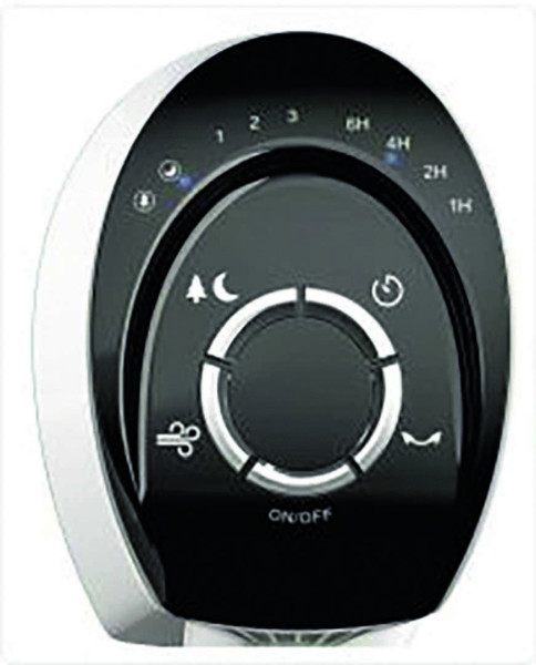 Tour de ventilation oscillante 3 vitesses, cde à distance, minuterie - S&P France - 653182