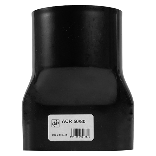 Accessoire de transformation circulaire 90 mm à oblong 50 x 114 mm (ACR 50/90) - S&P France - 810418