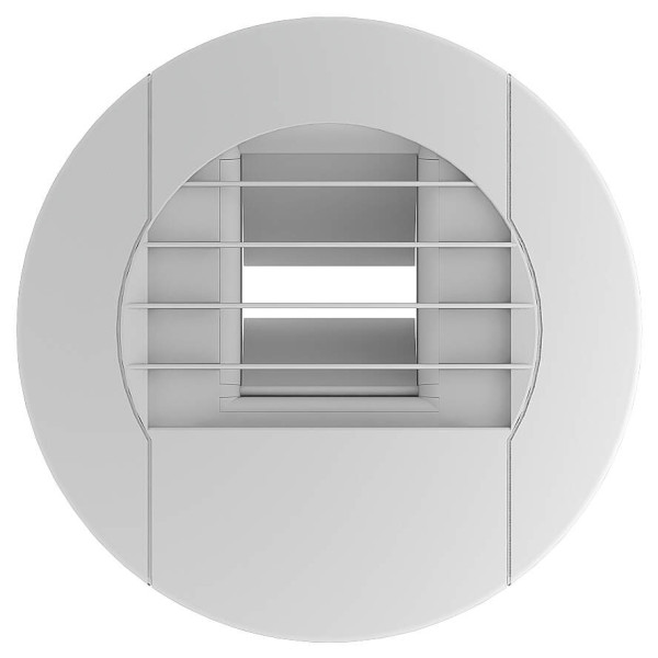 Bouche d'extraction hygroréglable temporisée S&P Unelvent BEHC P 10-45/135 Cuisine D125 mm - S&P France - 852817
