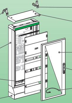 Prismaset g - armoire - l600 - ip30 - 33m - peinture ral spéciale satinée - Schneider Electric - LVS08204AZ