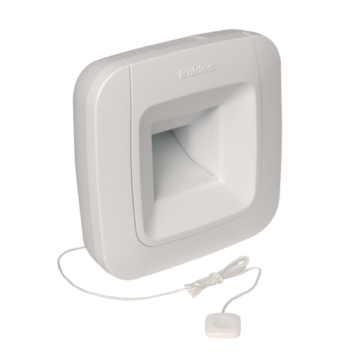 Bouche hygroréglable bdh bw61 bain/wc 5-35/30 m³/h sans fût cordelette - blanc - Aldes - 11015341