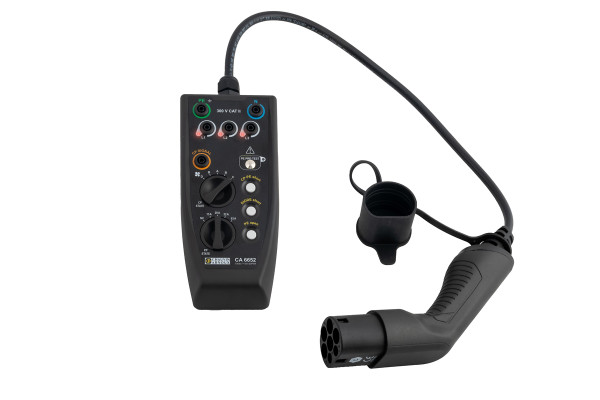 Adaptateur pour borne de recharge irve ac type 2. tests selon l’iec 61851-1. - Chauvin Arnoux - P01191309