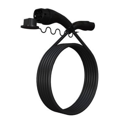 Câble de charge ac en spirale t2 de 5 m, noir - Eaton - GMA03AQ000000000