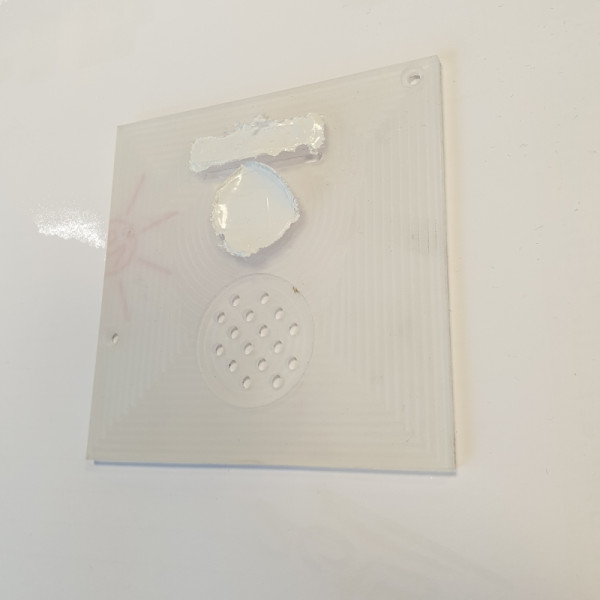 Makrolon de protection pour fenêtre caméra uav0163, uav0164, uad4110/v - Golmar - 1-EL-MAK-0163