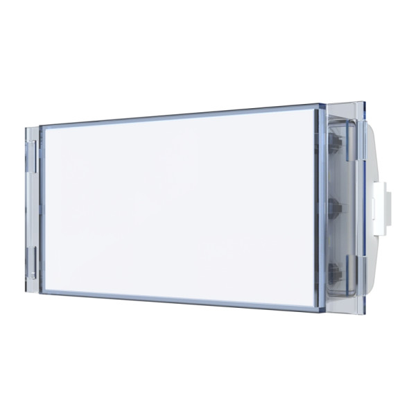 Module d'information pour platine supra aluminium, 1/2 hauteur (55 mm) - Golmar - GS3001/S