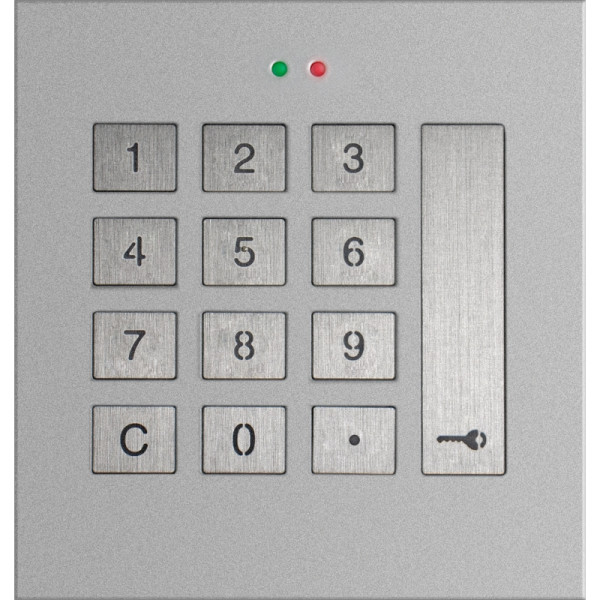 Module clavier rétro-éclairées pour platine supra à défilement, 1 haut. (111 m) - Golmar - GS3302/AL