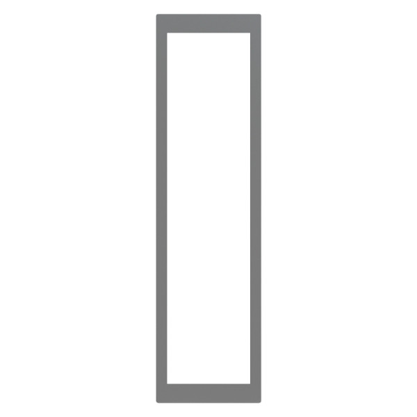 Cadre de fixation supra alu 4 modules vertical avec vis - Golmar - GS6004/AL