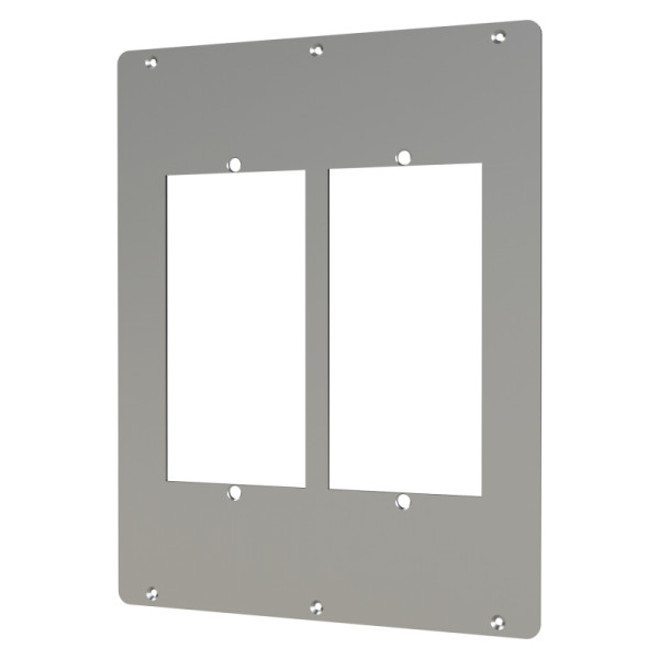 Cadre de propreté 2 modules 2 colonnes pour platine supra - Golmar - GS622/AL