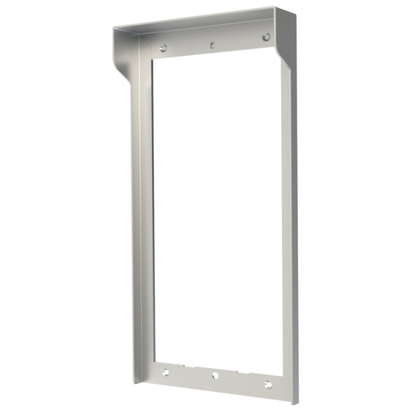 Visière supra aluminium pour platine 2 modules sur 1 colonne - Golmar - GS721/AL