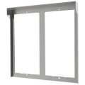 Visière supra aluminium pour platine 4 modules sur 2 colonnes - Golmar - GS722/AL