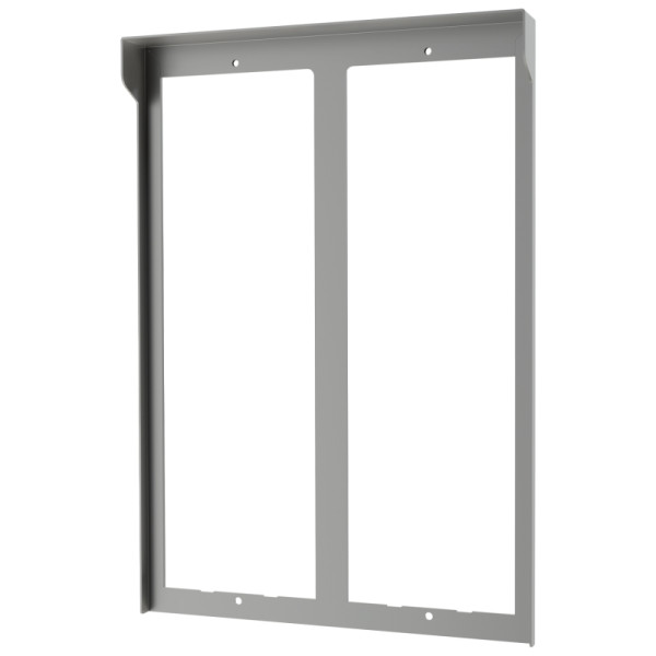Visière supra aluminium pour platine 6 modules sur 2 colonnes - Golmar - GS732/AL