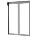 Visière supra aluminium pour platine 6 modules sur 2 colonnes - Golmar - GS732/AL
