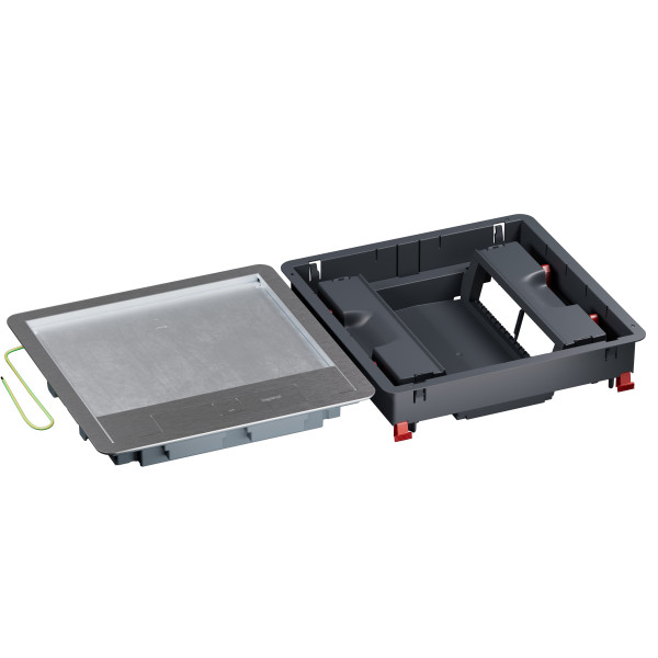 Boîte de sol 16 modules, métal, vertical, ip20, sols béton - Legrand - 080732