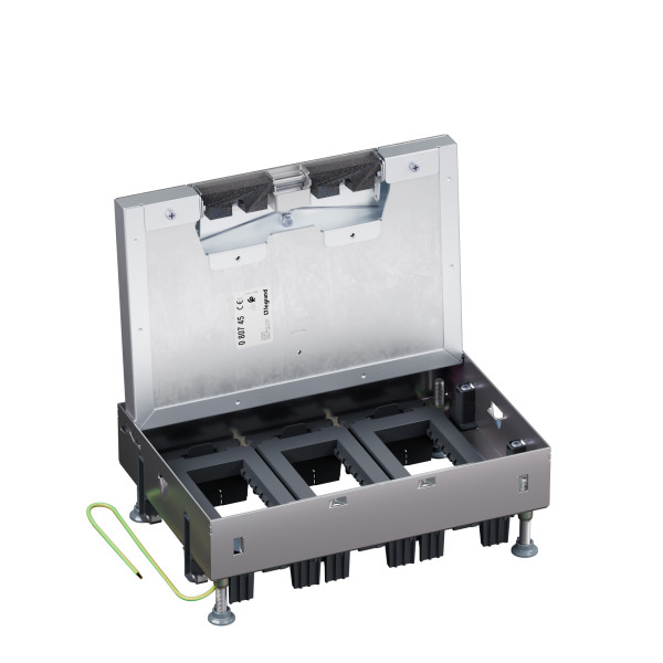Boîte sol béton 12 modules, ip20, couvercle amovible, installation rapide - Legrand - 080745