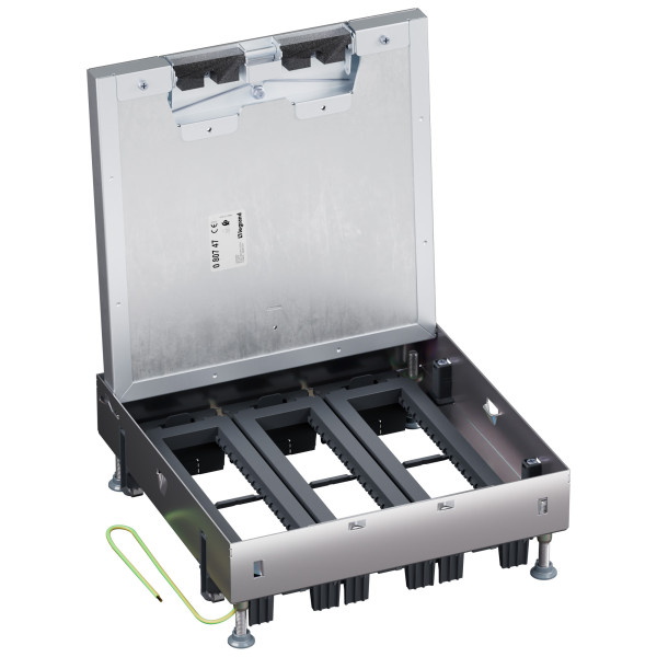 Boîte de sol métal béton 24 modules, ip20, installation rapide et évolutive - Legrand - 080747