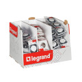 Mini box diy dooxie noir : 30 va-et-vient, 60 prises 2p+t, ip20, ik04 - Legrand - 300411