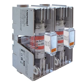 Bloc-fusibles 600vac 600vdc classe j 100a 2 pôles boîtier - Mersen - Ferraz - FB60J100B2