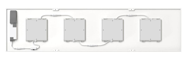 Pavanno, 1200/300 45 830/840/850 wb wh ugr19 dali - SLV - 1010124