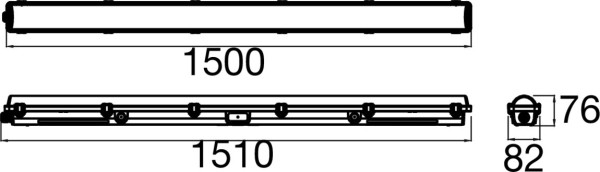 Waterproof c, 1500 71 830/840/850 ml ip65 - SLV - 1010813