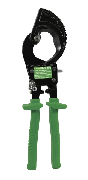 Coupe-câbles cuivre a cliquet une main capacité 240mm², isolé 1000v - AGI Robur - 224050