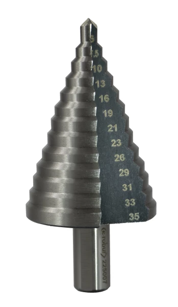 Foret étagés polydiam, cotes métriques à finition hss 5 à 35mm - AGI Robur - 225007