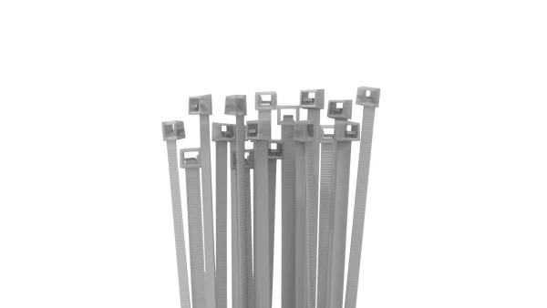 Collier de frettage polyamide 6.6 blanc, 3,5x360 mm, sachet de 100 - AGI Robur - 236018