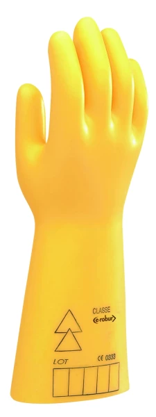 Gants isolants BT 2500 pour travaux sous tension taille 9- Agi Robur - AGI Robur - 431801