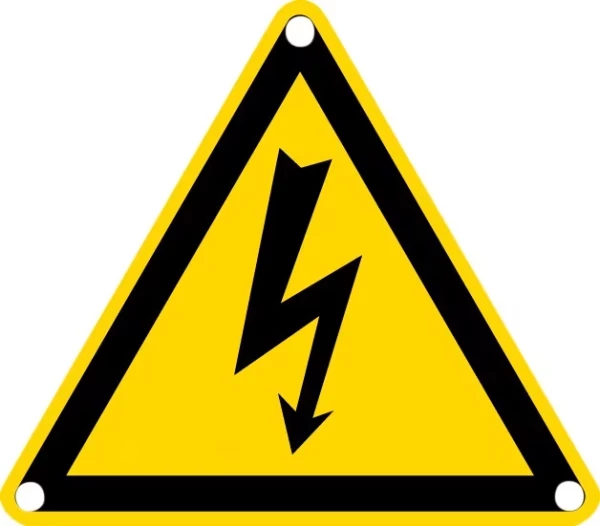 Boite de 30 étiquettes adhésives pvc danger électrique, triangle 50mm - AGI Robur - 437128