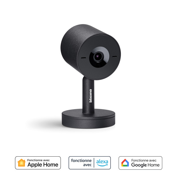 Caméra intérieure advance pro noir - 2k hdr - zoom x16 - angle de vue 130° - Bticino Cofrel - BT391951