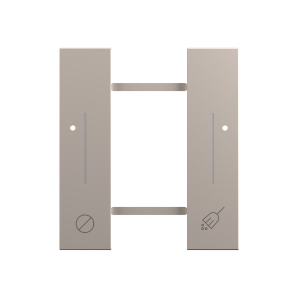 Living now - enjoliveur - sable - "ne pas déranger" / "faire la chambre" - Bticino Cofrel - BTKM11HC