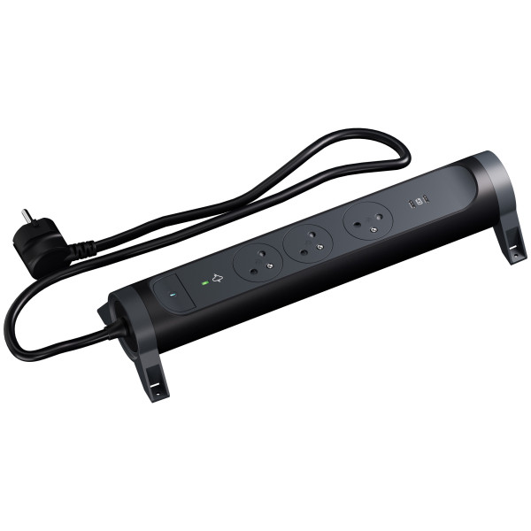 Multiprise-bloc rotatif 3x2p+t 16a+2xusb c 4a - n - Legrand - 049615