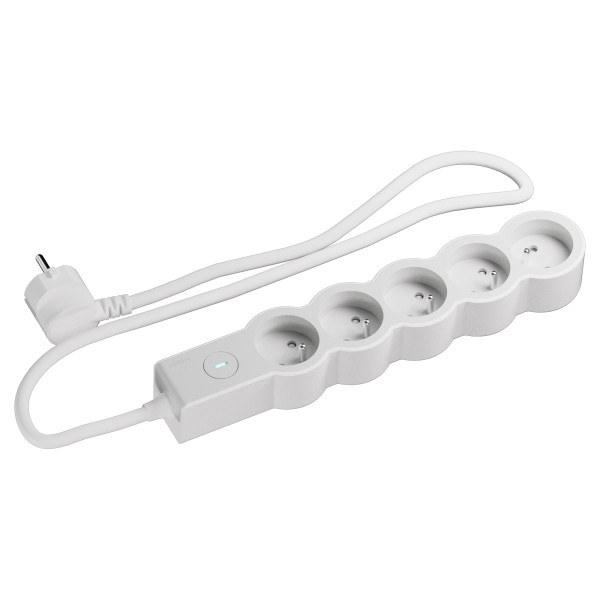 Multiprise 5x2p+t 16a 230v-3680w inter on/off - cordon 1,5m - b - Legrand - 049628