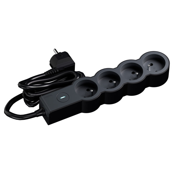 Multiprise 4x2p+t 16a 230v-3680w inter on/off - cordon 3m - n - Legrand - 049635