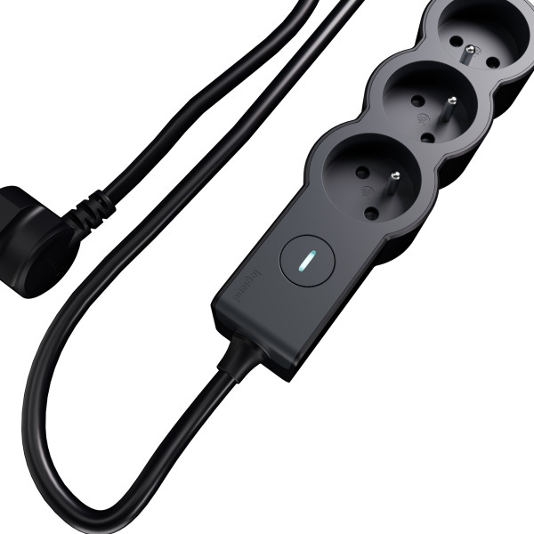 Multiprise 5x2p+t 16a 230v-3680w inter on/off - cordon 3m - n - Legrand - 049637