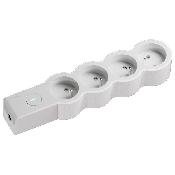 Multiprise 4x2p+t 16a 230v-3680w inter on/off - à câbler - b - Legrand - 049640