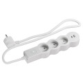 Multiprise 3x2p+t 16a 230v-3680w + usb a/c - inter on/off - cordon 1,5m - b - Legrand - 049652