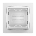 Adaptateur saillie pour mosaic - complet blanc - Legrand - 086099L