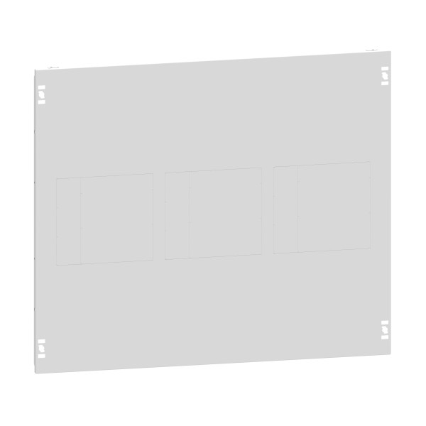 Plastron xl³hp 6300 - 3 dpx³400 1000v fixe 800mm - ik07 - ral7035 - Legrand - 3PFV020F80