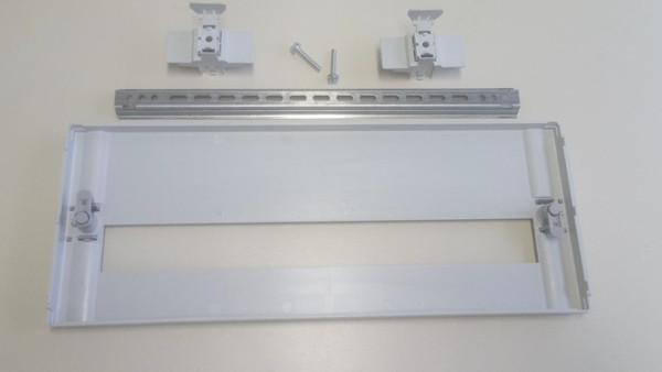 Kit modulaire isolant - plaque frontale 200mm - rail intégré - montage facile - Legrand - 981599