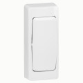 Interrupteur ou va-et-vient étroit - les apparents - blanc - brochable - Legrand - ALA2215WH