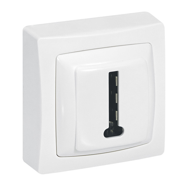 Prise téléphone - les apparents - 8 contacts en t - complet blanc - Legrand - ALB420WH