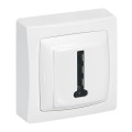 Prise téléphone - les apparents - 8 contacts en t - complet blanc - Legrand - ALB420WH