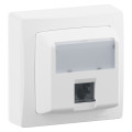 Prise rj45 catégorie 6 - les apparents - complet blanc - Legrand - ALB4307WH