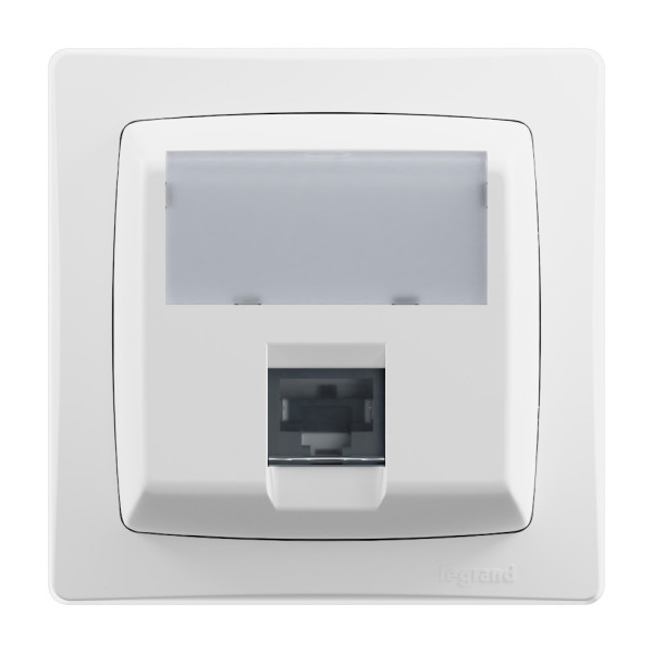 Prise rj45 catégorie 6 - les apparents - complet blanc - Legrand - ALB4307WH