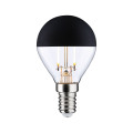 Ampoule led e14 sphèrique calotte réfle 2,5w 250lm 2700k noir mat h78mm d45mm - Paulmann - 29263