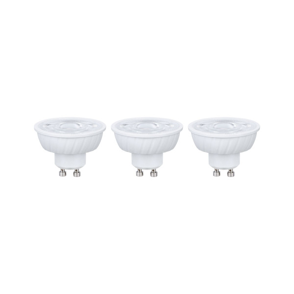 Ampoule led gu10 xxx xxw x3 550lm 2700k 38° 230v ral 9003 h50mm d35mm - Paulmann - 29268