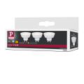 Ampoule led gu10 xxx xxw x3 550lm 2700k 38° 230v ral 9003 h50mm d35mm - Paulmann - 29268