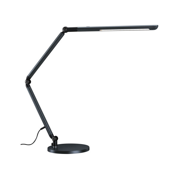 Lampe à poser led flexbar 9,5w whitesw dim on/off mét alu plast anthracite - Paulmann - 41300