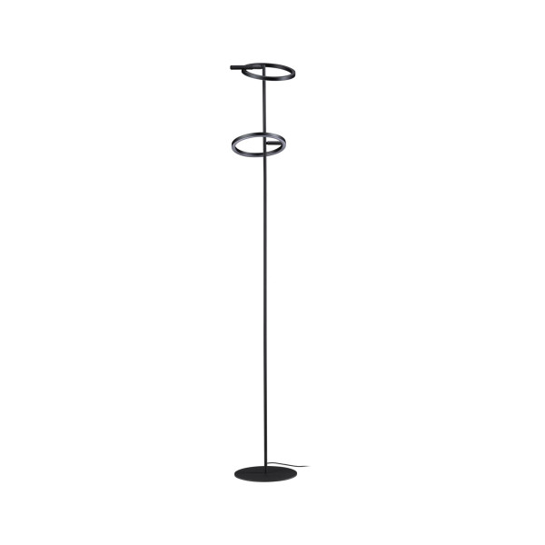Lampadaire led odila 2x10,4w 1540lm tunablewhite gradable noir/chrome 230v - Paulmann - 71279